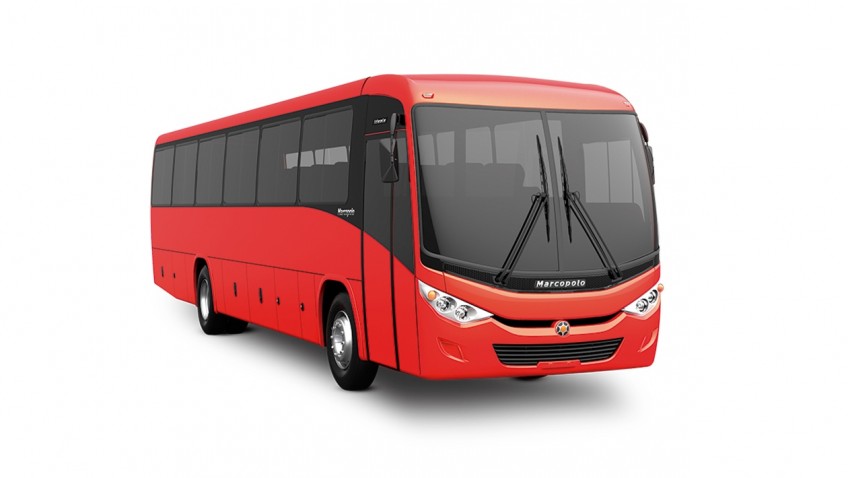 ônibus modelo Novo Ideale, da Marcopolo