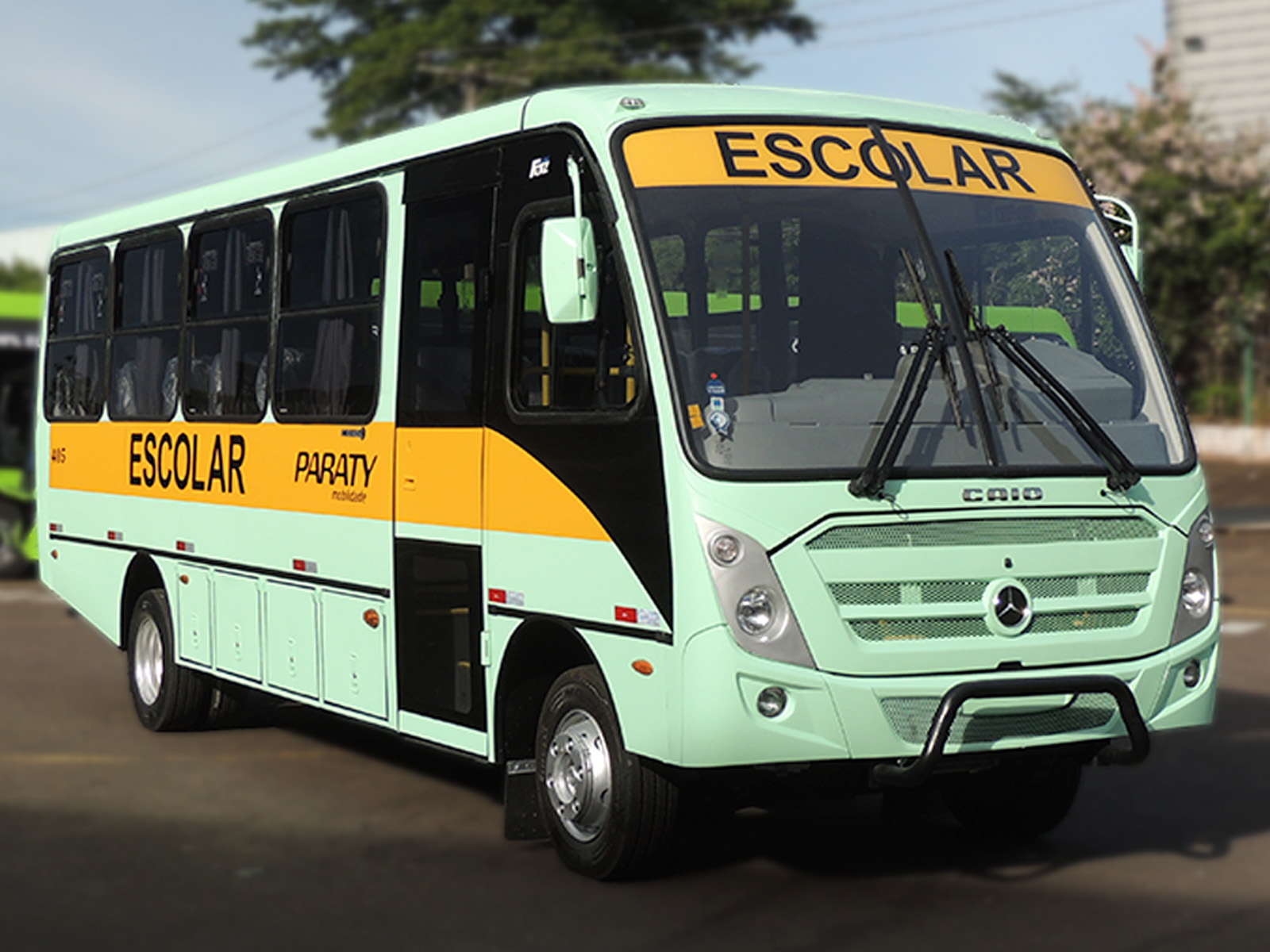 Caio entre 12 miniônibus para transporte escolar em São Carlos (SP)
