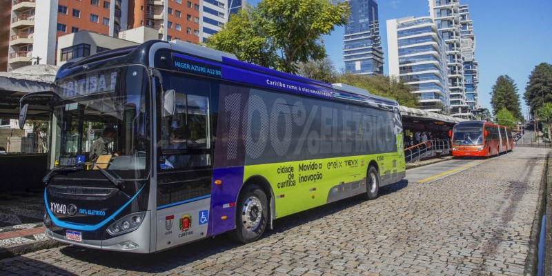 Curitiba vai receber R$ 380 milhões do Novo PAC para compra de 54 ônibus elétricos